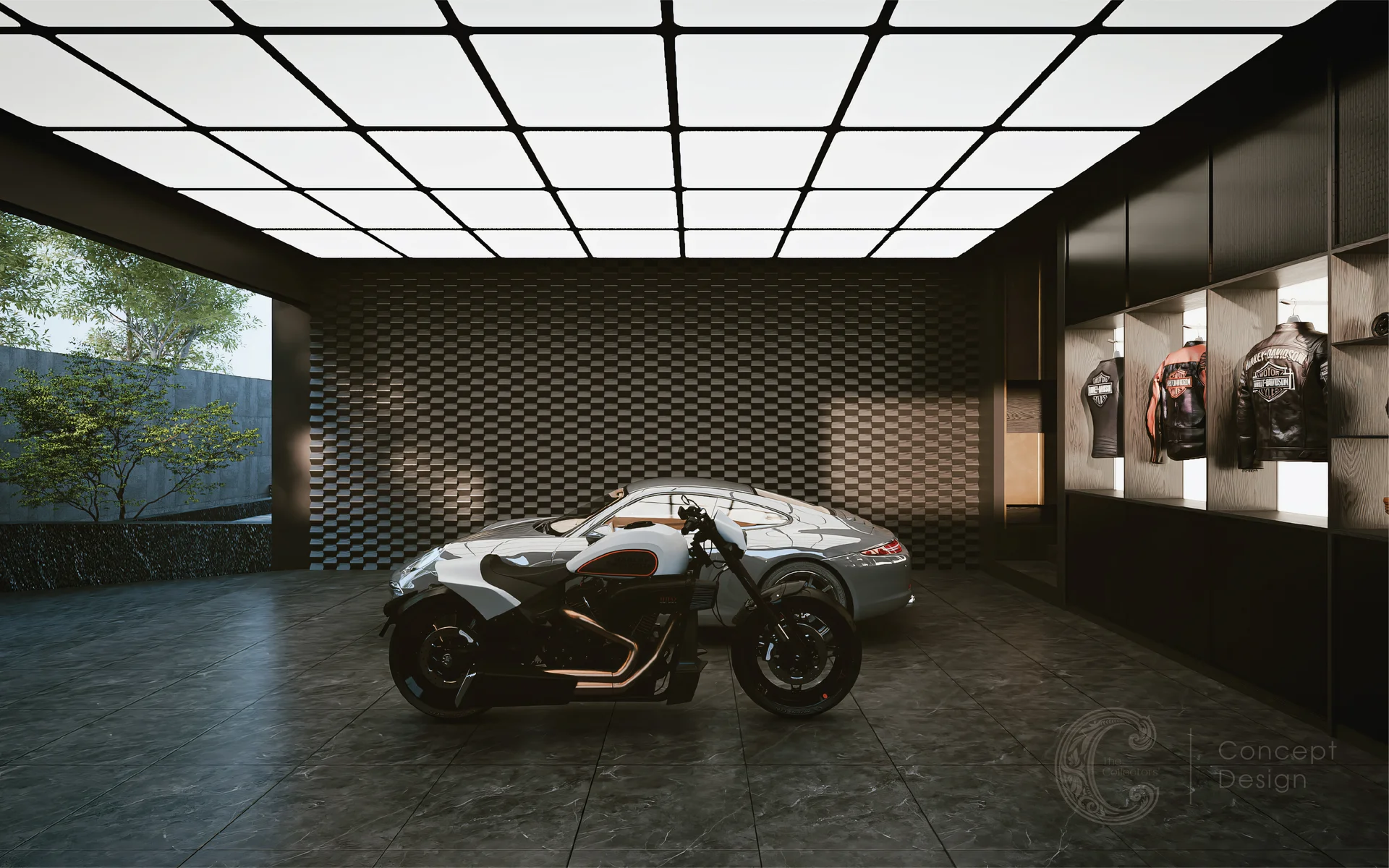Garage trưng bày xe sưu tầm